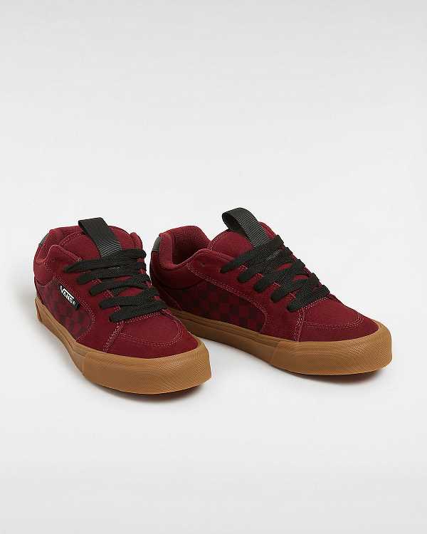 Men Vans Chukka Push Sneakers Burgundy Malaysia | VN2360589