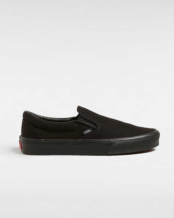 Men Vans Classic Slip On Shoes Black Malaysia | VN3485176