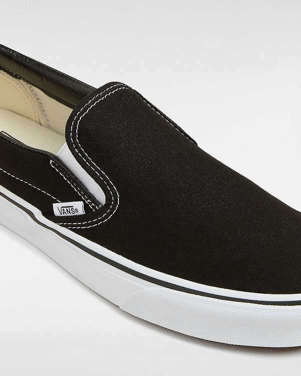 Men Vans Classic Slip On Shoes Black Malaysia | VN5429307