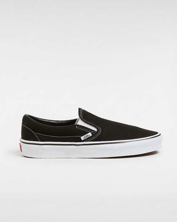 Men Vans Classic Slip On Shoes Black Malaysia | VN5429307