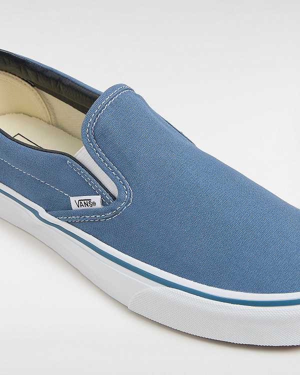 Men Vans Classic Slip On Shoes Blue Malaysia | VN1046257