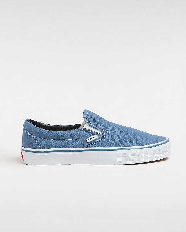 Men Vans Classic Slip On Shoes Blue Malaysia | VN1046257