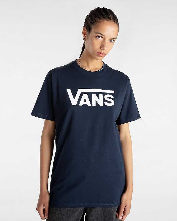 Men Vans Classic T Shirts Blue Malaysia | VN1496852
