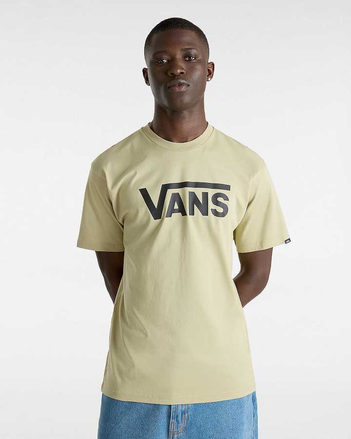 Men Vans Classic T Shirts Green Malaysia | VN9712486