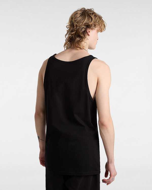 Men Vans Classic Tank Top Black Malaysia | VN2940631