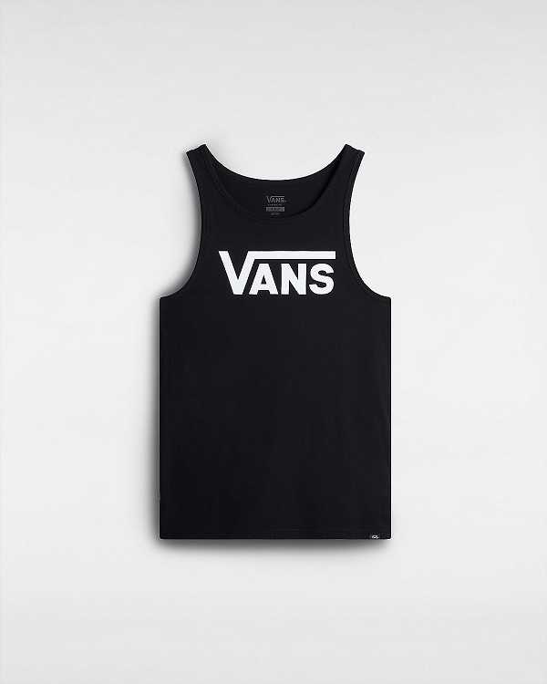 Men Vans Classic Tank Top Black Malaysia | VN2940631