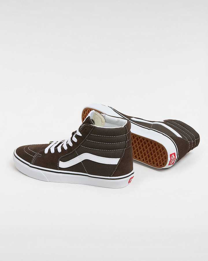 Men Vans Colour Theory Sk8-Hi Sneakers Brown Malaysia | VN1827359