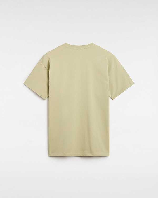 Men Vans Digital Repair T Shirts Beige Malaysia | VN9158624