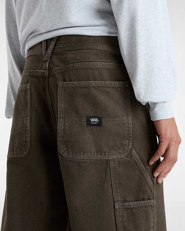 Men Vans Drill Carpenter Pants Brown Malaysia | VN2874065