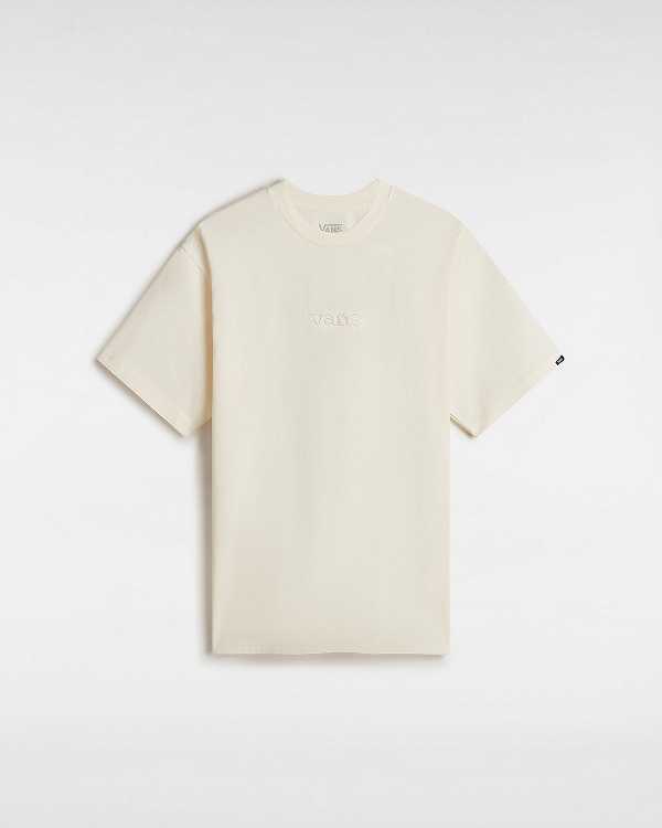 Men Vans Essential Loose T Shirts White Malaysia | VN3658470