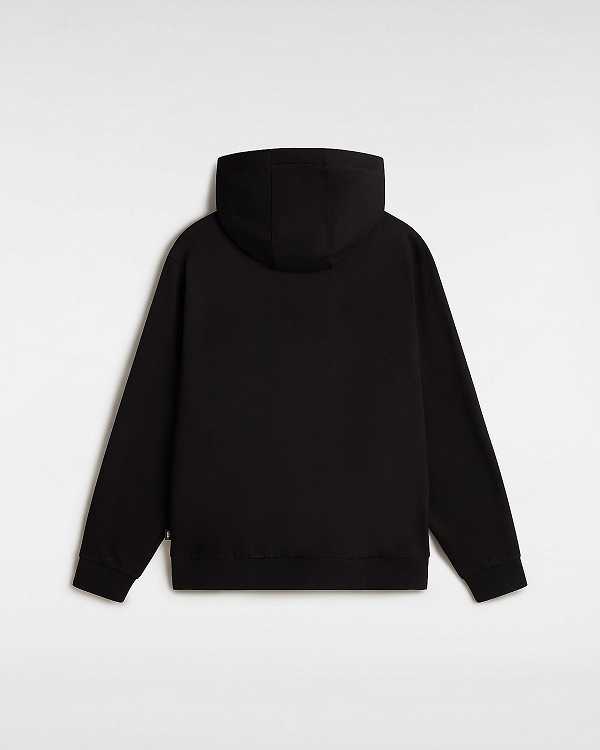 Men Vans Essential Relaxed Hoodie Black Malaysia | VN1703469