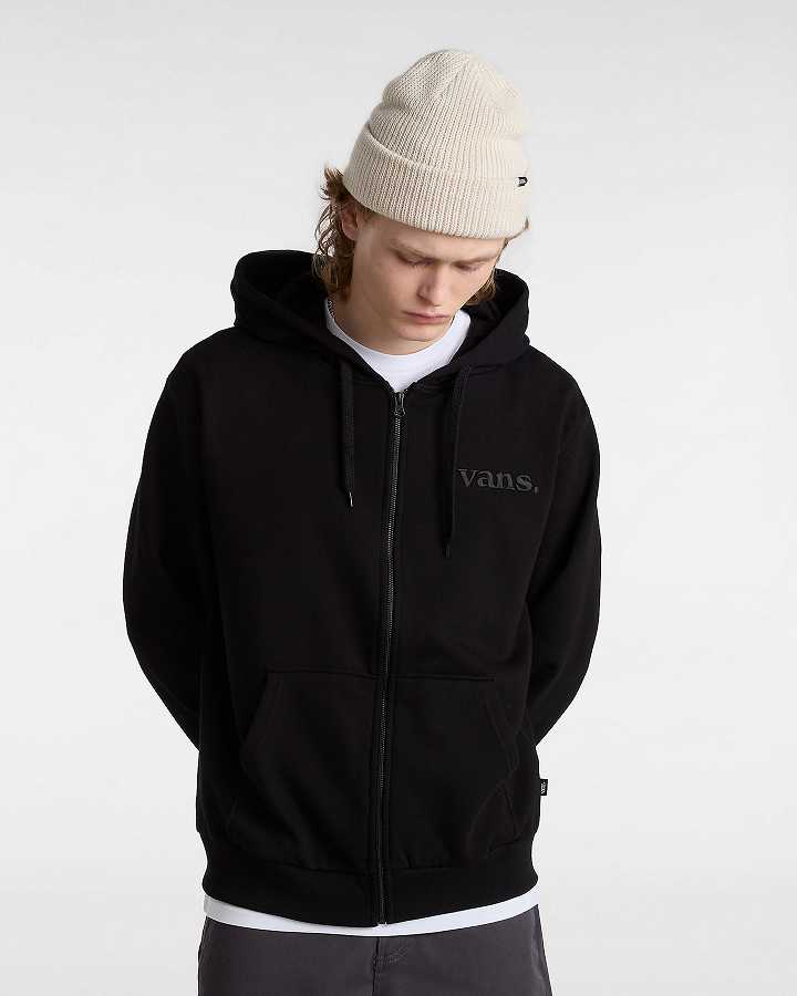Men Vans Essential Relaxed Hoodie Black Malaysia | VN1703469