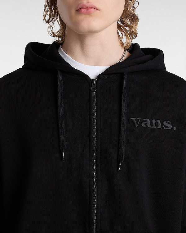Men Vans Essential Relaxed Hoodie Black Malaysia | VN1703469