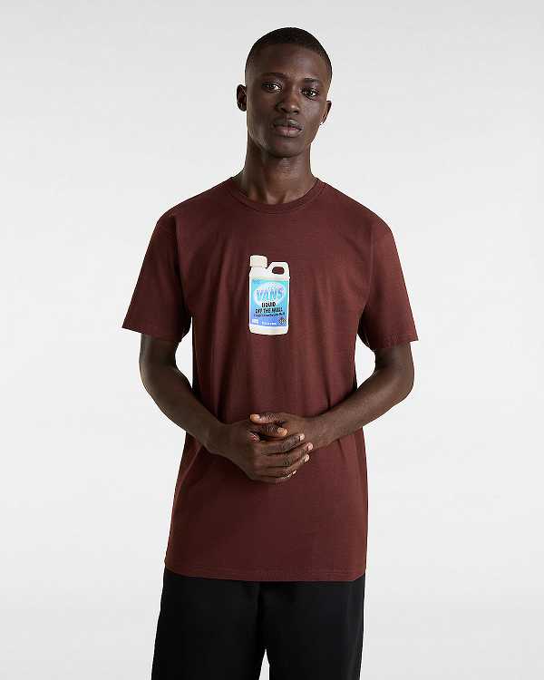 Men Vans Extra Strength T Shirts Brown Malaysia | VN5480132