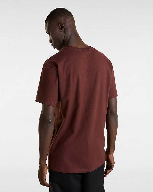 Men Vans Extra Strength T Shirts Brown Malaysia | VN5480132