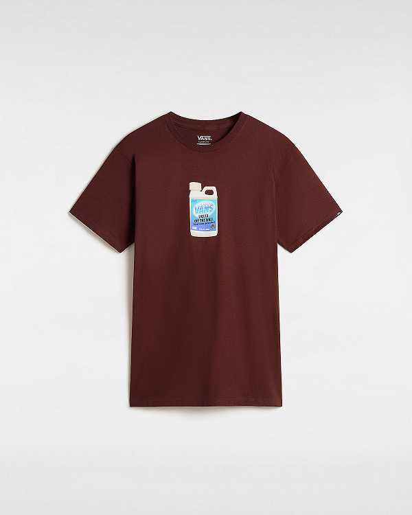 Men Vans Extra Strength T Shirts Brown Malaysia | VN5480132