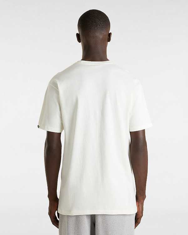 Men Vans Extra Strength T Shirts White Malaysia | VN8463951