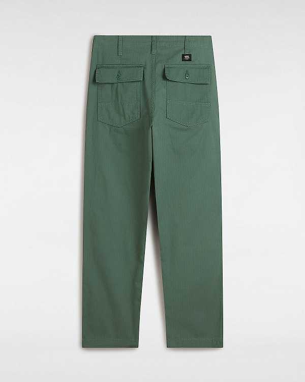 Men Vans Fatigue Loose Tapered Pants Green Malaysia | VN2109745