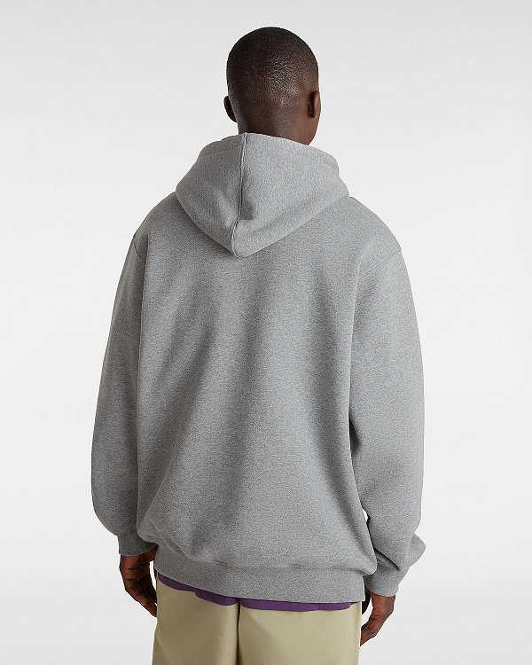 Men Vans Fish loose Hoodie Grey Malaysia | VN9108476