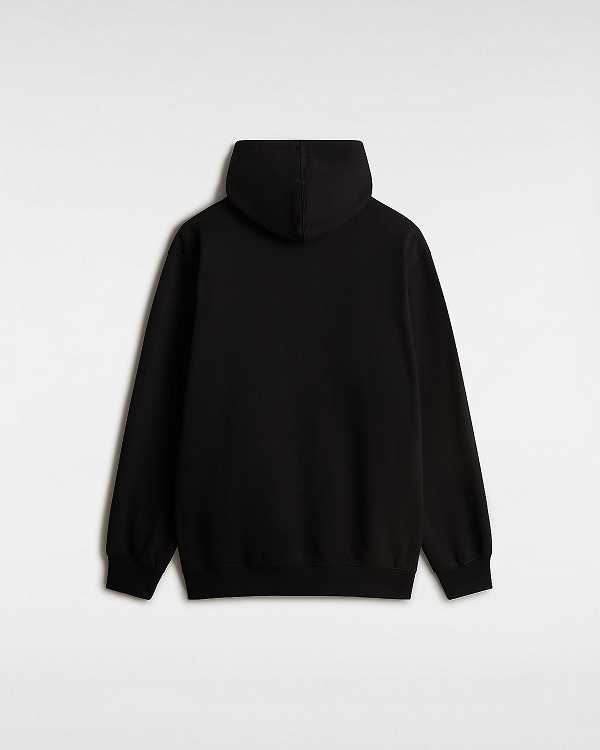 Men Vans Hi Stretch Hoodie Black Malaysia | VN8521706