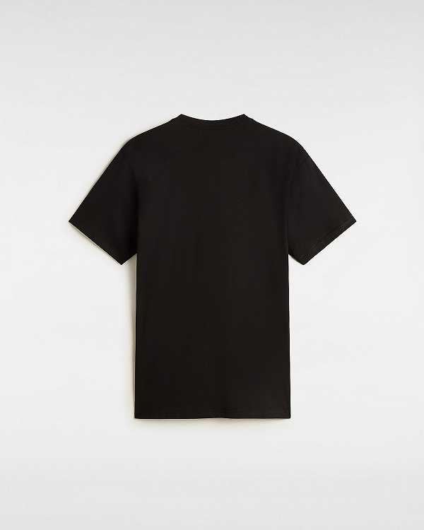 Men Vans Hi Stretch T Shirts Black Malaysia | VN0813652