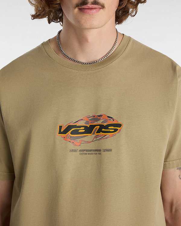 Men Vans Ignitions T Shirts Brown Malaysia | VN8126435
