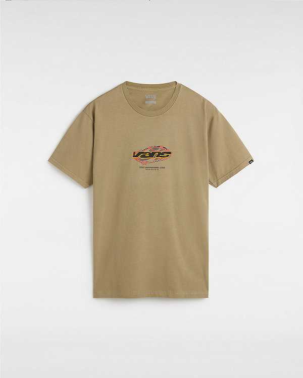 Men Vans Ignitions T Shirts Brown Malaysia | VN8126435