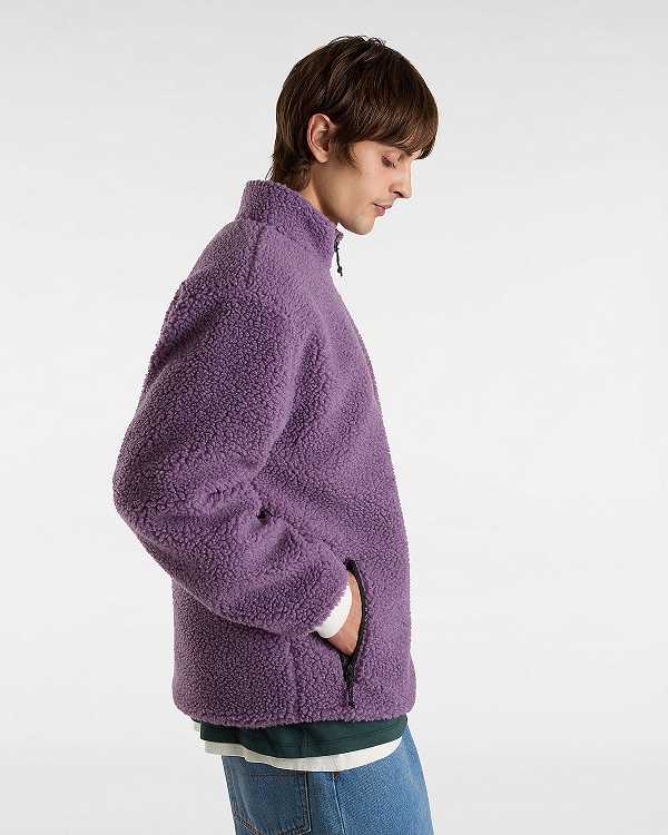Men Vans Jazzy Full Zip Jacket Purple Malaysia | VN3798524