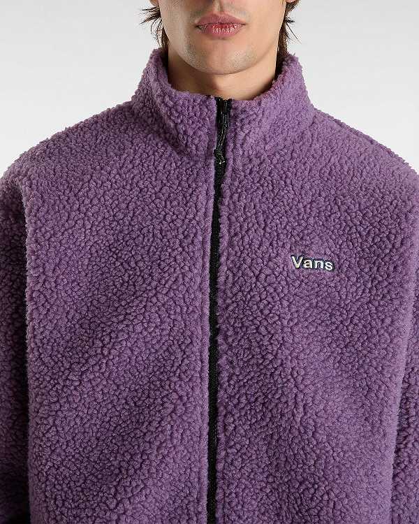 Men Vans Jazzy Full Zip Jacket Purple Malaysia | VN3798524