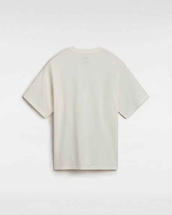 Men Vans Jump Drive T Shirts White Malaysia | VN4597283