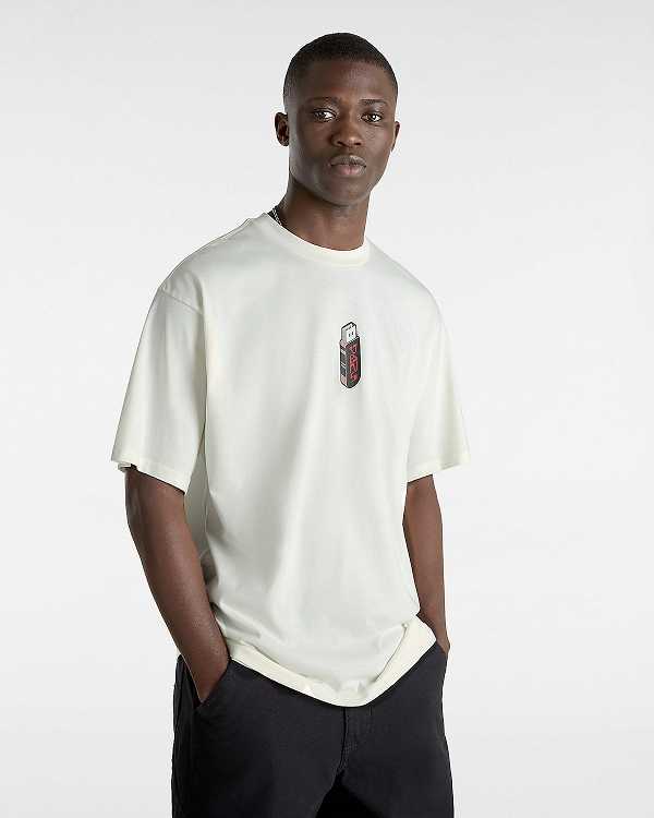 Men Vans Jump Drive T Shirts White Malaysia | VN4597283