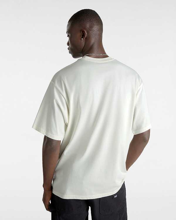 Men Vans Jump Drive T Shirts White Malaysia | VN4597283