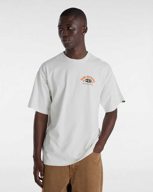 Men Vans Keep the Rhythm Loose T Shirts White Malaysia | VN1348506