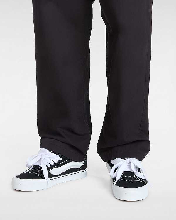 Men Vans Knu Skool Skate Shoes Black Malaysia | VN7631980