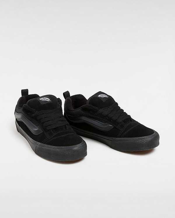 Men Vans Knu Skool Skate Shoes Black Malaysia | VN9476312