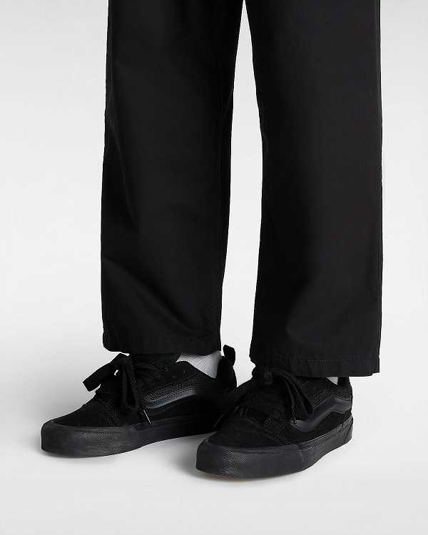 Men Vans Knu Skool Skate Shoes Black Malaysia | VN9476312