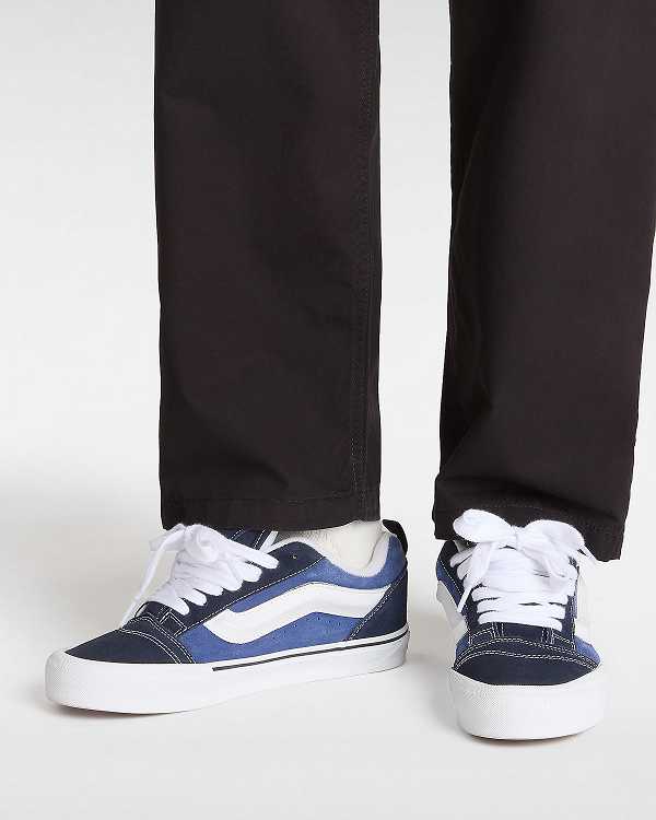 Men Vans Knu Skool Skate Shoes Blue Malaysia | VN0789142