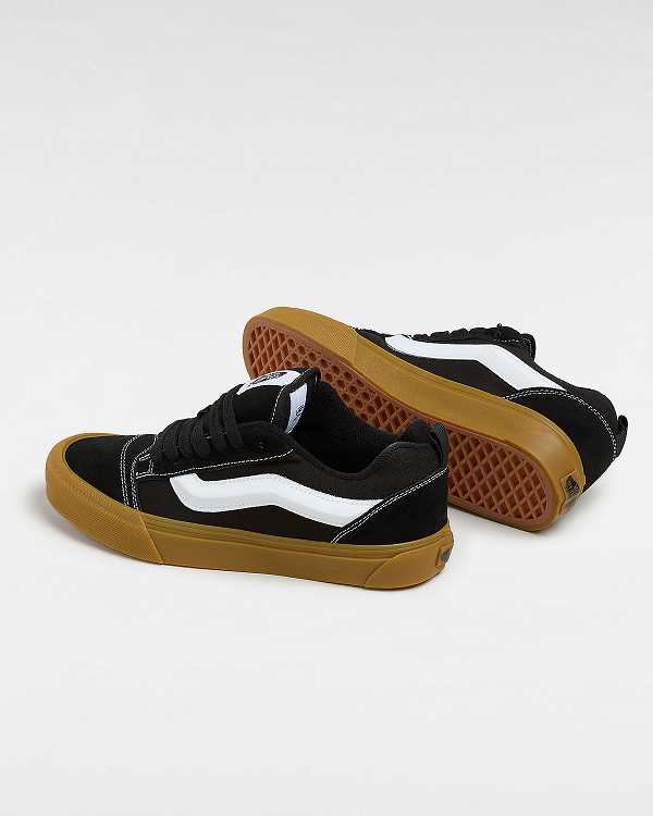 Men Vans Knu Skool Sneakers Black Malaysia | VN6285094