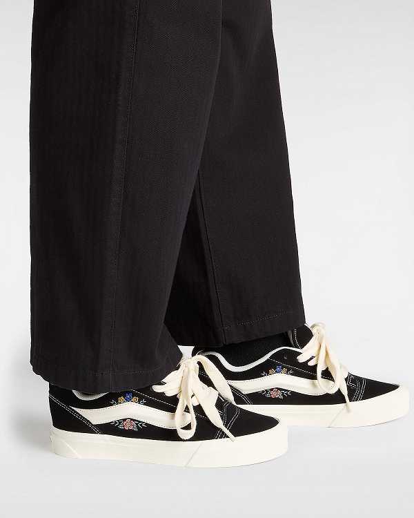 Men Vans Knu Skool Sneakers Black Malaysia | VN8247519