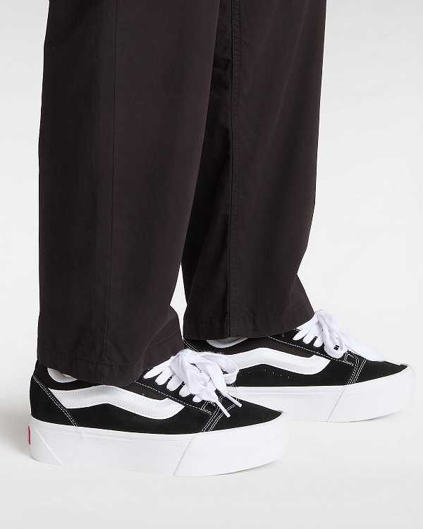 Men Vans Knu Stack Sneakers Black Malaysia | VN4925108