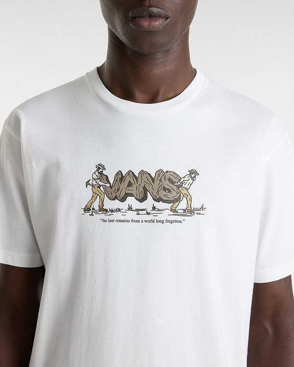 Men Vans Last Remains T Shirts White Malaysia | VN7902164