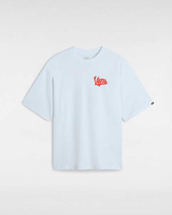 Men Vans Linea Loose T Shirts White Malaysia | VN0569471