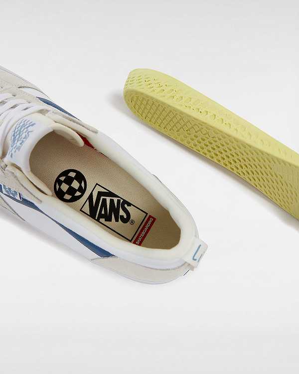 Men Vans Lizzie Low Skate Shoes Beige Malaysia | VN9370546