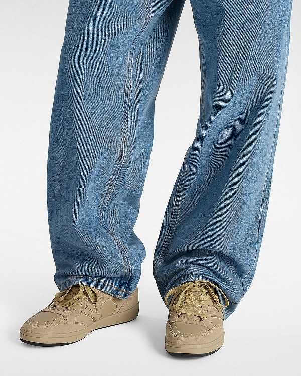 Men Vans Lowland ComfyCush Shoe Tennis Shoes Beige Malaysia | VN5291804