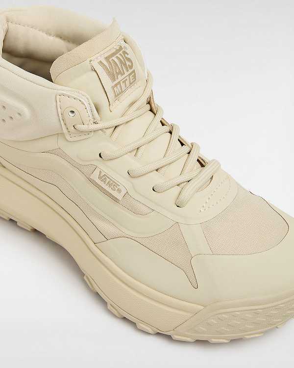 Men Vans MTE Crosspath Mid Sneakers Beige Malaysia | VN4769183