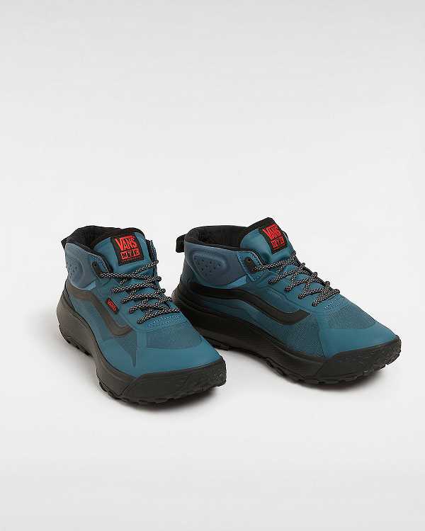 Men Vans MTE Crosspath Mid Sneakers Blue Malaysia | VN2670851