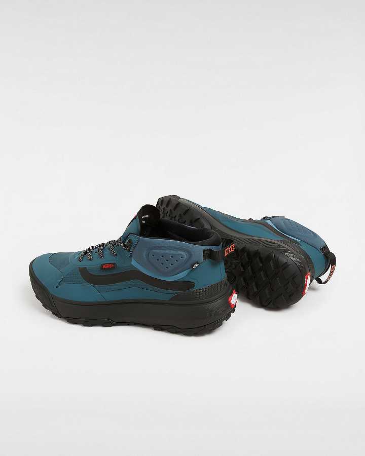 Men Vans MTE Crosspath Mid Sneakers Blue Malaysia | VN2670851