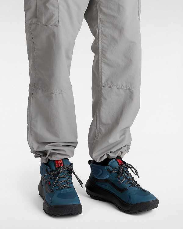 Men Vans MTE Crosspath Mid Sneakers Blue Malaysia | VN2670851