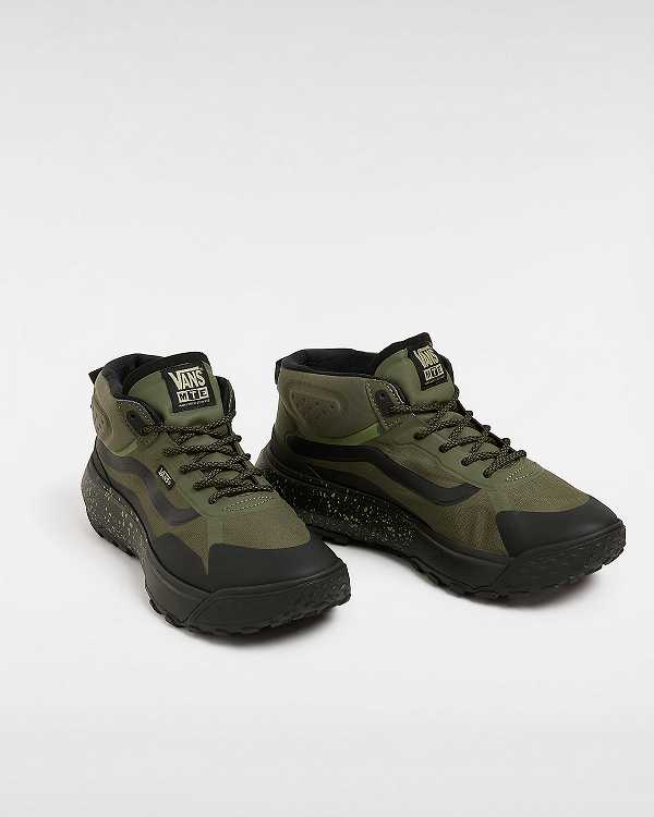 Men Vans MTE Crosspath Mid Sneakers Green Malaysia | VN4093861