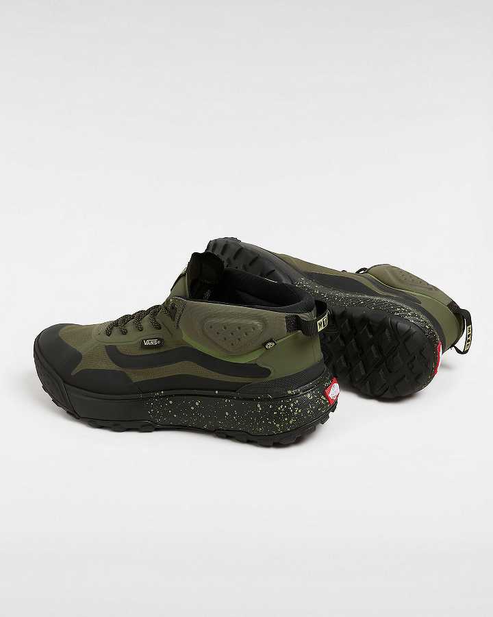 Men Vans MTE Crosspath Mid Sneakers Green Malaysia | VN4093861